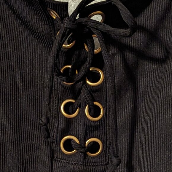 Fashion Nova Caroline Lace Up High-Rise Bathing Suit NWT - Picture 6 of 10